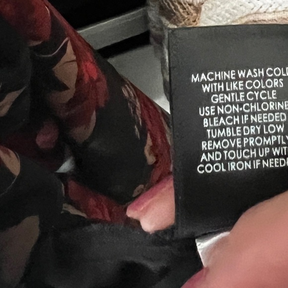 Torrid Black and Red Floral Camisole - Picture 3 of 5